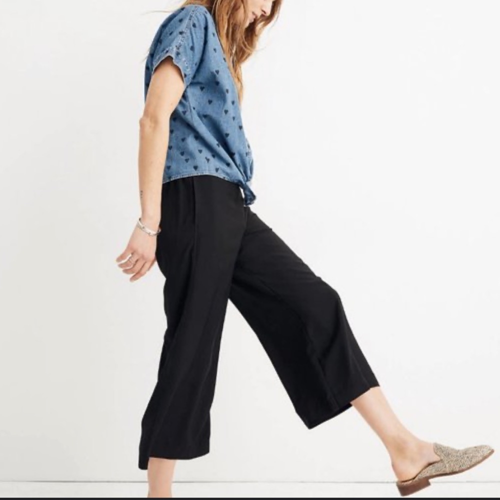 NWT • Madewell • Huston Pull On Crop Pant